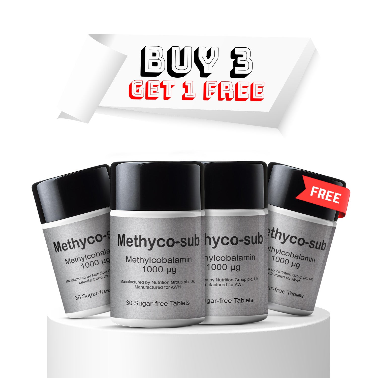 Buy 3 Methyco Sub Get 1 Methyco Sub Free
